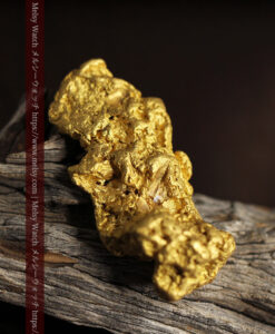 97.3gと超大型の色と形の美しい自然金-g0239-38