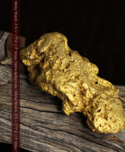 97.3gと超大型の色と形の美しい自然金-g0239-40