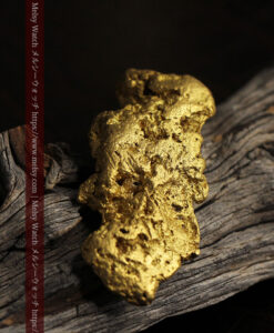 97.3gと超大型の色と形の美しい自然金-g0239-41