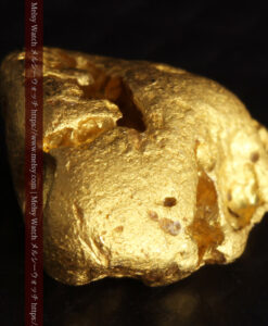 2.44gのおにぎりのようなコロコロした形の自然金-G0452-10