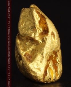 2.44gのおにぎりのようなコロコロした形の自然金-G0452-7