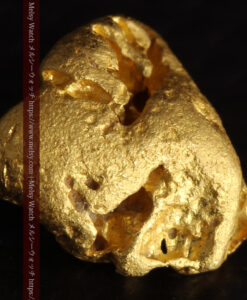 2.44gのおにぎりのようなコロコロした形の自然金-G0452-9