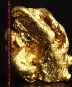 3.54gの複雑な凹凸ある形の綺麗な色合いの自然金-G0454-6