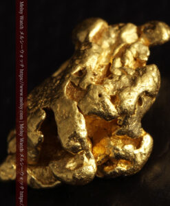 3.54gの複雑な凹凸ある形の綺麗な色合いの自然金-G0454-9