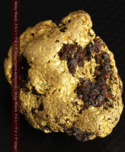 27.76gの鉄などを含む野趣あふれる大粒の自然金-Ｇ0456-11