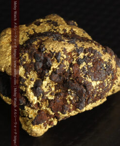 27.76gの鉄などを含む野趣あふれる大粒の自然金-Ｇ0456-17