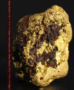 27.76gの鉄などを含む野趣あふれる大粒の自然金-Ｇ0456-4