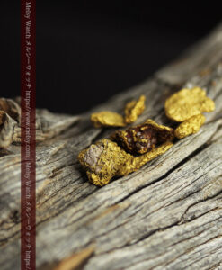 3.83gの個性ある形の自然金7点セット-G0457-3