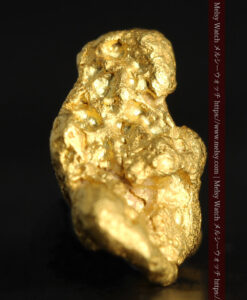 1.60gの小粒で詰まった形をしている自然金-G0459-4