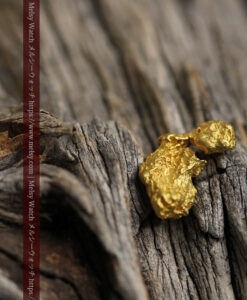 2.38gのモアイ像のような個性的な形をしている自然金-G0460-6