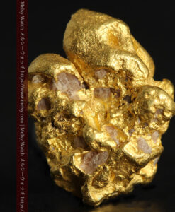 3.27gの岩礁のカメノテのような形の自然金-G0461-5