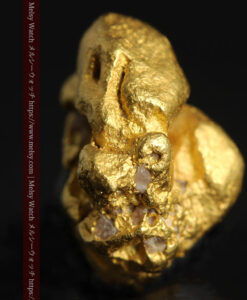 3.27gの岩礁のカメノテのような形の自然金-G0461-7