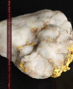 34.1gの大きな自然金から湧き出すような自然金-G0473-13