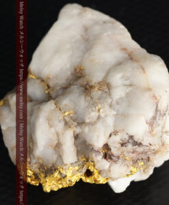 34.1gの大きな自然金から湧き出すような自然金-G0473-14