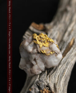 34.1gの大きな自然金から湧き出すような自然金-G0473-3