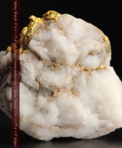 34.1gの大きな自然金から湧き出すような自然金-G0473-6