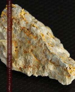 14.9gの石英の中に入り混じる特殊な姿の自然金-G0474-8