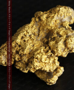 8.4gの石英の粒などインクルージョンの面白い自然金-G0476-5