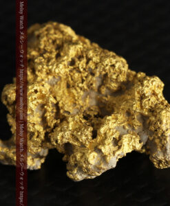 8.4gの石英の粒などインクルージョンの面白い自然金-G0476-6