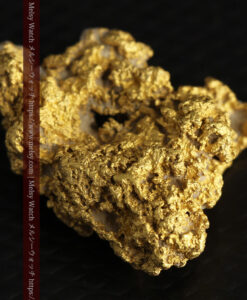 8.4gの石英の粒などインクルージョンの面白い自然金-G0476-8