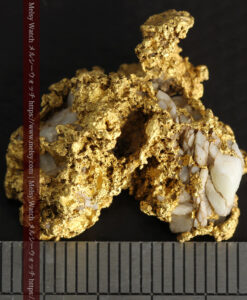 11.1gの海岸のカメノテのような石英を含んだ自然金-G0477-17