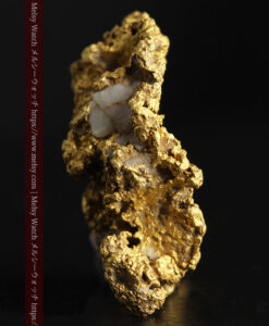 11.1gの海岸のカメノテのような石英を含んだ自然金-G0477-3