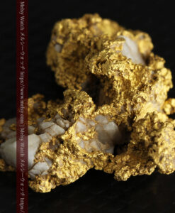 11.1gの海岸のカメノテのような石英を含んだ自然金-G0477-7