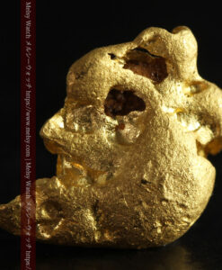 2.83gの演劇の仮面のような形の自然金-G0482-2