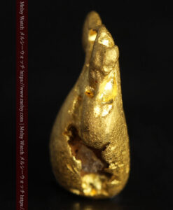 2.83gの演劇の仮面のような形の自然金-G0482-3