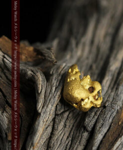 2.83gの演劇の仮面のような形の自然金-G0482-7