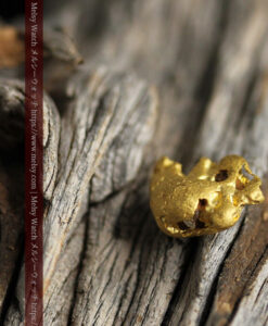 2.83gの演劇の仮面のような形の自然金-G0482-8