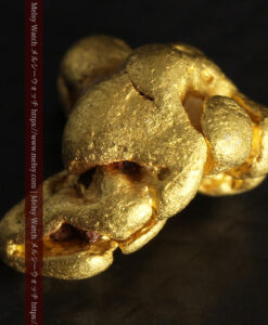 3.5gの愛嬌のある丸みに特徴がある自然金-G0483-10