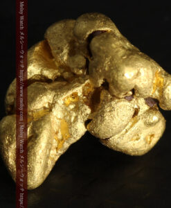 3.5gの愛嬌のある丸みに特徴がある自然金-G0483-12