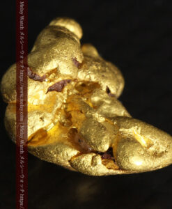 3.5gの愛嬌のある丸みに特徴がある自然金-G0483-15