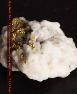 4.31gの細かな石英の連なりと特徴ある並びの自然金-G0487-10