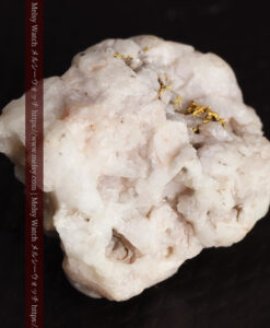 4.31gの細かな石英の連なりと特徴ある並びの自然金-G0487-15