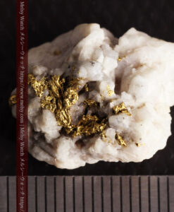 4.31gの細かな石英の連なりと特徴ある並びの自然金-G0487-16