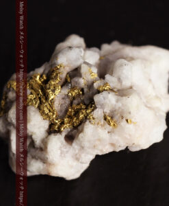 4.31gの細かな石英の連なりと特徴ある並びの自然金-G0487-9