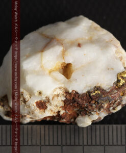 15.38gのサイズ感の有る石英と自然金-G0488-16