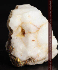 15.38gのサイズ感の有る石英と自然金-G0488-4