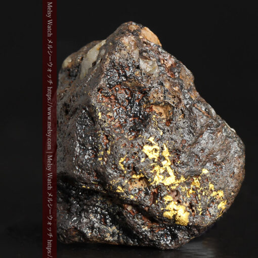 7.67gの西オーストラリア州産の特徴濃い自然金-G0490-1