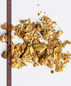 4.03gの砂金から小粒サイズまでの個人採掘家の自然金-G0492-5