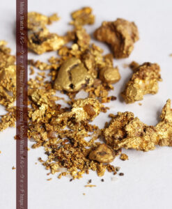 4.03gの砂金から小粒サイズまでの個人採掘家の自然金-G0492-8