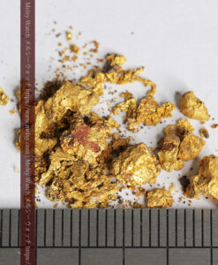 3.85gの砂金から小粒サイズまでの個人採掘家の自然金-G0493-10