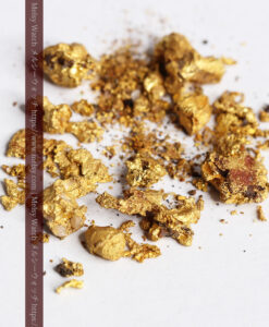 3.85gの砂金から小粒サイズまでの個人採掘家の自然金-G0493-5