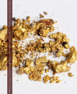 3.85gの砂金から小粒サイズまでの個人採掘家の自然金-G0493-6