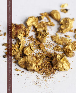 3.85gの砂金から小粒サイズまでの個人採掘家の自然金-G0493-7