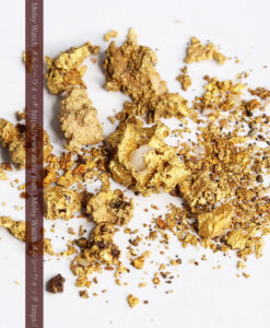 3.83gの砂金から小粒サイズまでの個人採掘家の自然金-G0494-5