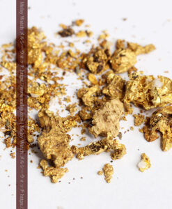 3.83gの砂金から小粒サイズまでの個人採掘家の自然金-G0494-6