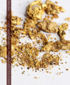 3.83gの砂金から小粒サイズまでの個人採掘家の自然金-G0494-7